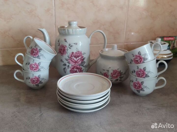 Сервиз СССР Барановка Розы