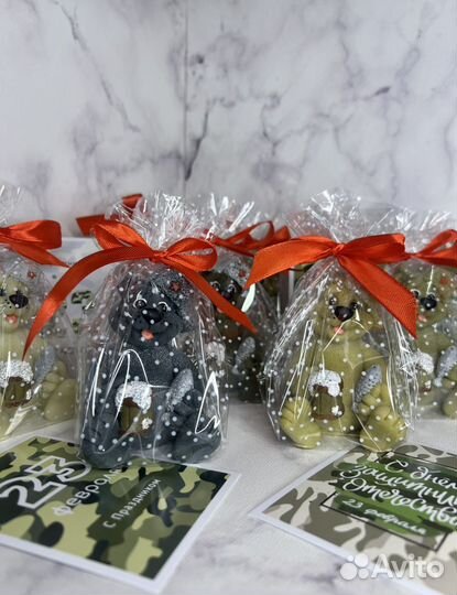 Мыло на 23 февраля ручная работа