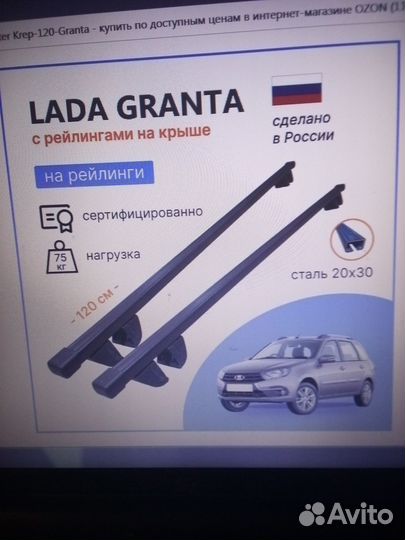 Багажник на рейлинги