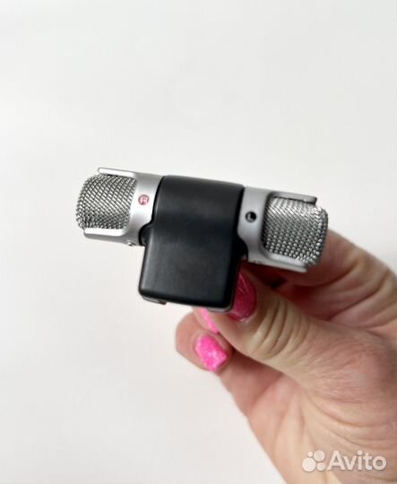 Микрофон беспроводной мини стерео для телефона