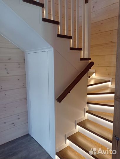 Лестницы деревянные под ключ