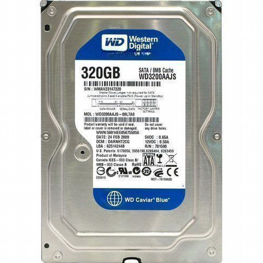 [WD3200AAJS] Жесткий Диск Wd 320gb Sata3.5 Wd3200aajs