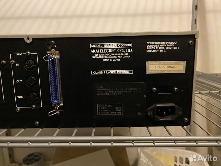 Сэмплер Akai CD3000