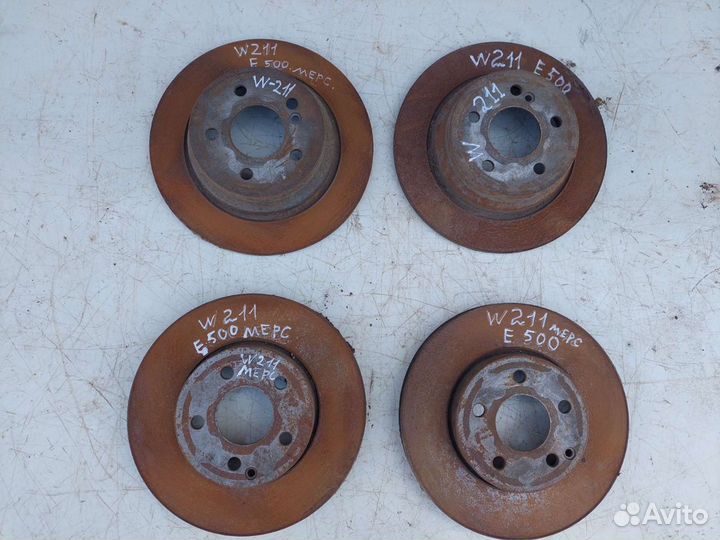Тормозные диски на Мерседес W211,E500