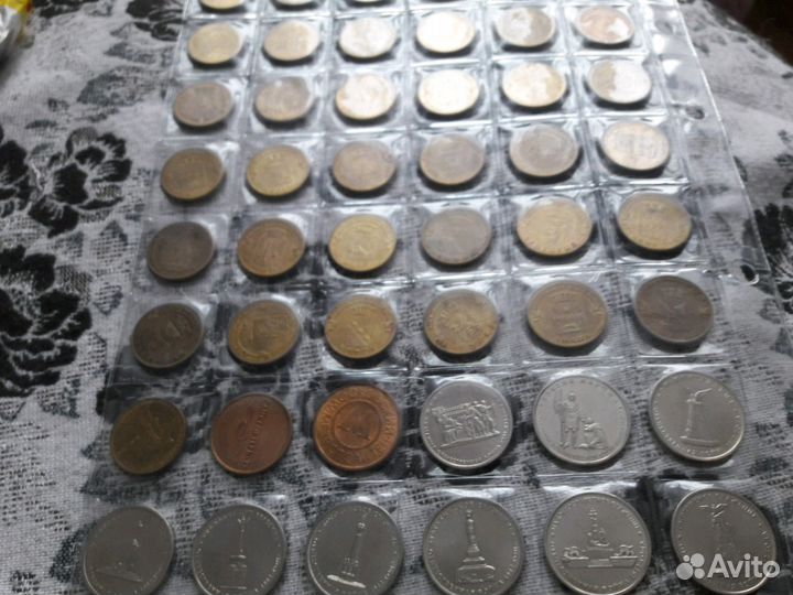 Продаю монеты 10р,5р,2р,50к,3к,1к,1/2к