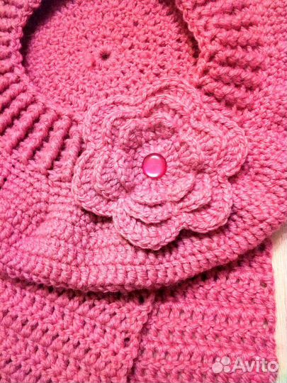 Женский шарф и берет