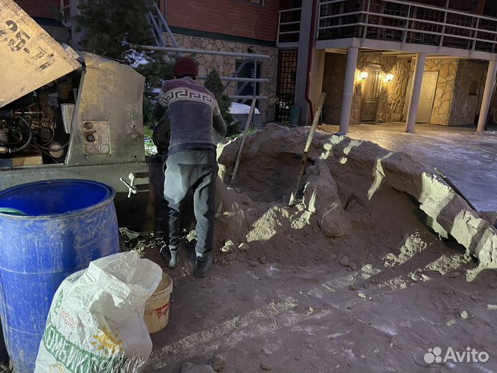 Полусухая стяжка бригада