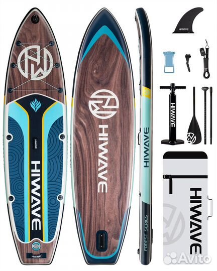 Надувная SUP-доска hiwave forest series dark 11' 3