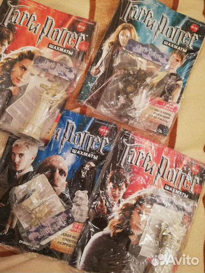 Шахматы Гарри Поттер журналы и фигурки