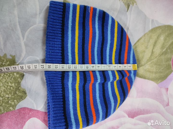 Шапка двойная на 2-3 года