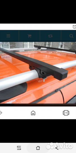 Багажник на рейлинги