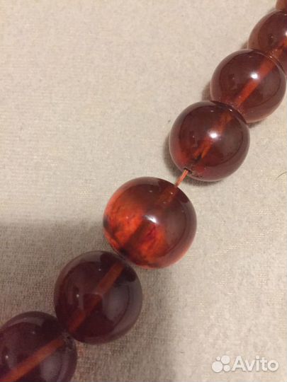 Янтарные бусы СССР