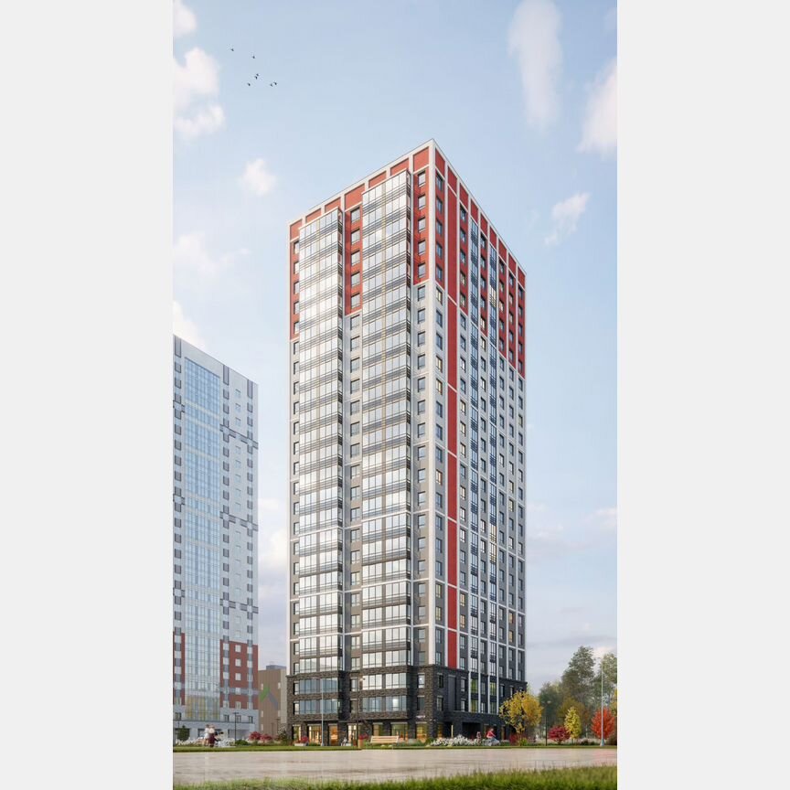 1-к. квартира, 41,4 м², 17/25 эт.