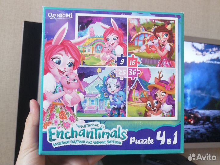 Новый пазл Enchantimals 4в1
