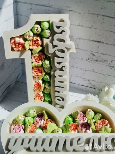 Коробочка из зефира, сладкий подарок к 1 Сентября