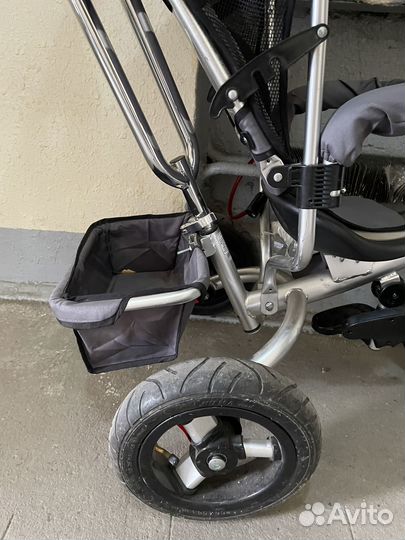 Велосипед коляска с ручкой
