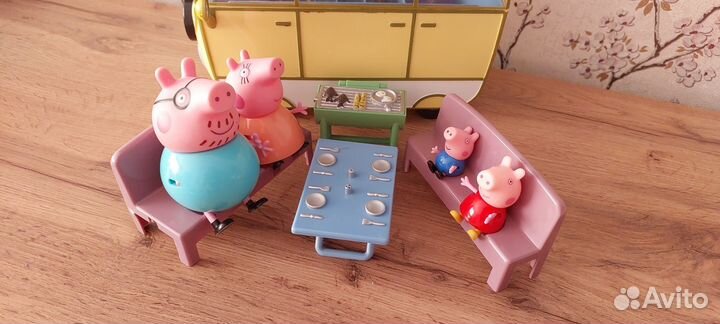 Кемпинг Пеппы/семейный фургон свинки Пеппы