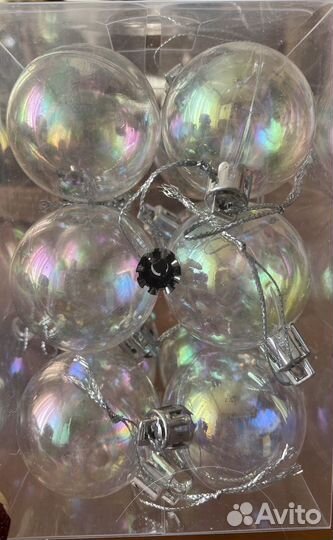 Новогодние украшения шары Хрустальная елка