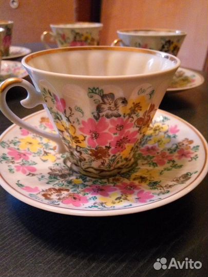 Маслёнки, соусники, блюда СССР, чайные пары лфз