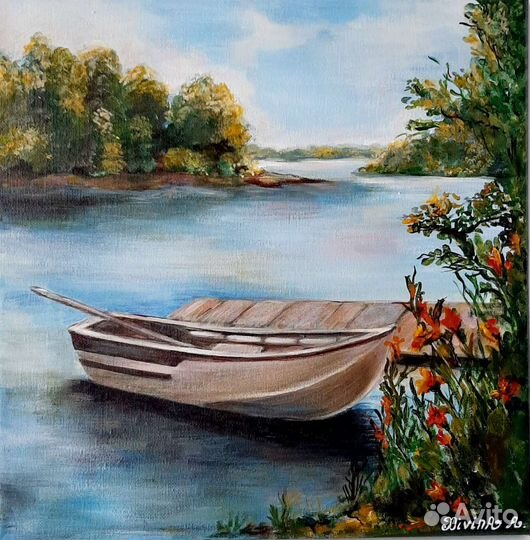 Картина рукописная