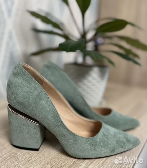 Туфли замшевые 36