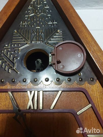 Часы кукушка треугольные СССР