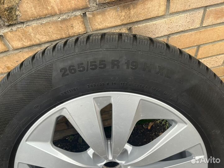 Оригинальные зимние колёса для audi 265/55R19 H XL