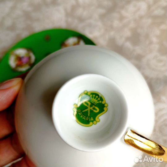 Кофейная пара. Немецкий фарфор