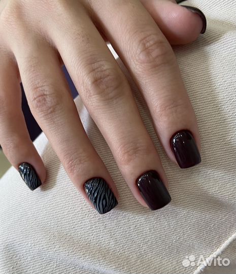 Маникюр с покрытием гель лаком, Старый кировск