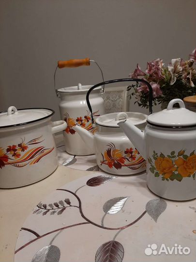 Эмалированная посуда СССР