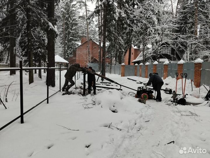 Винтовые сваи под ключ с установкой