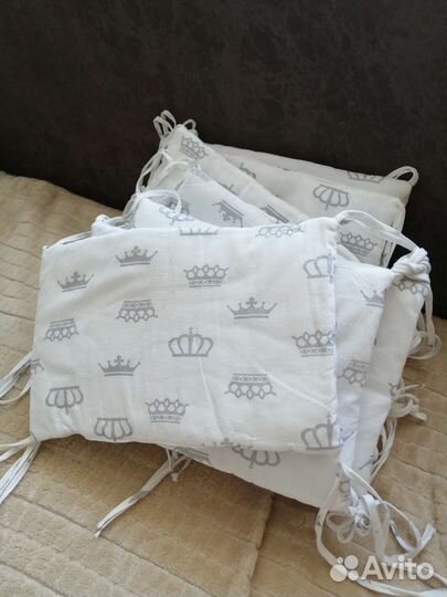 Бортики и кармашки для кроватки