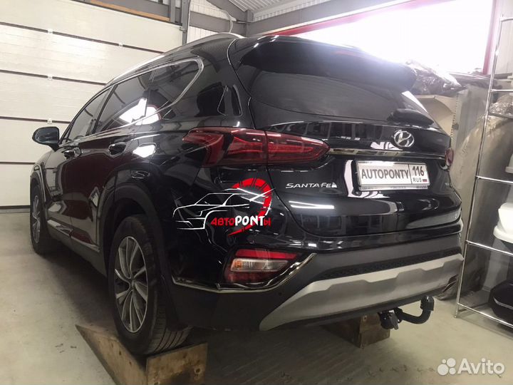 Фаркоп Hyundai Santa Fe 2018 рестайлинг