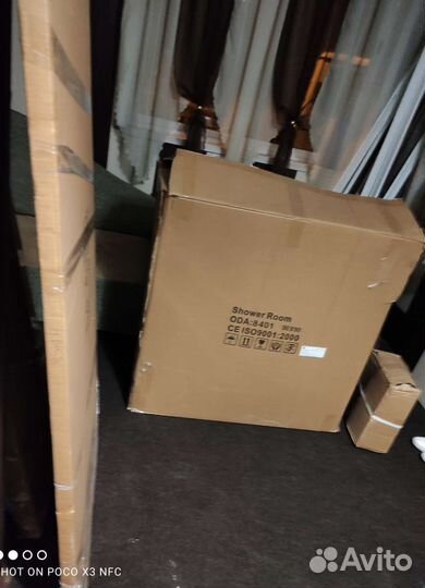 Душевая кабина 90х90 новая Ода 8401