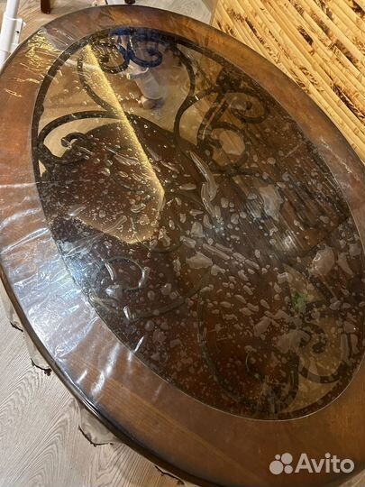 Журнальный стол зеркальный