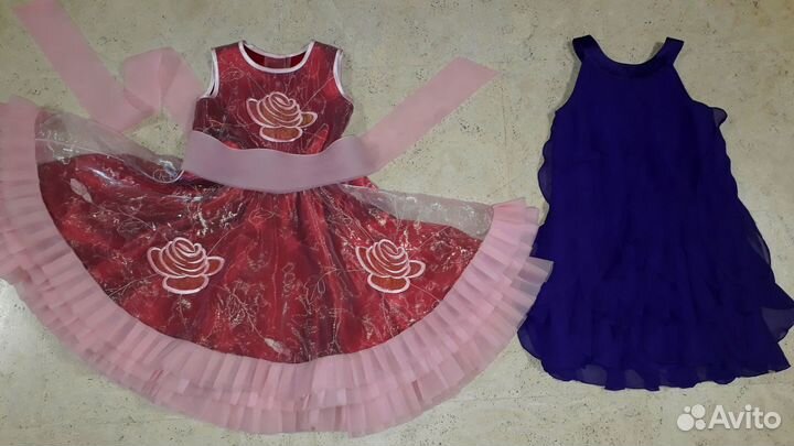 Много платьев нарядных брендовых р.104-120, +Пони