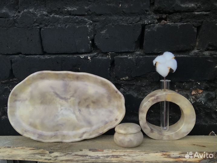 Поднос из кевларобетона