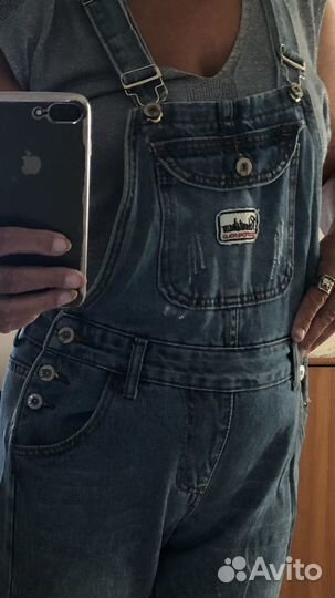Комбинезон джинсовый