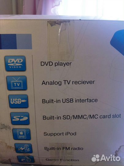 Портативный dvd плеер с тв