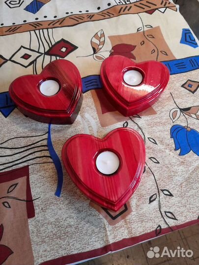 Подсвечник сердце