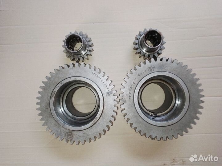 Шестерни балочного моста мтз z17-z28/44