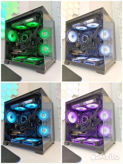 Игровой пк Ryzen 5 7500f RTX 4060 8Gb DDR5 32Gb 1T