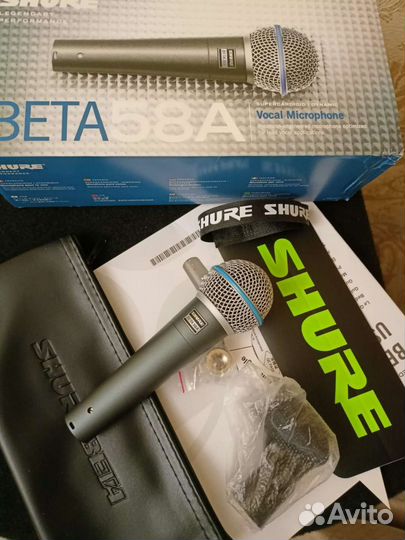 Микрофон shure beta 58a новый