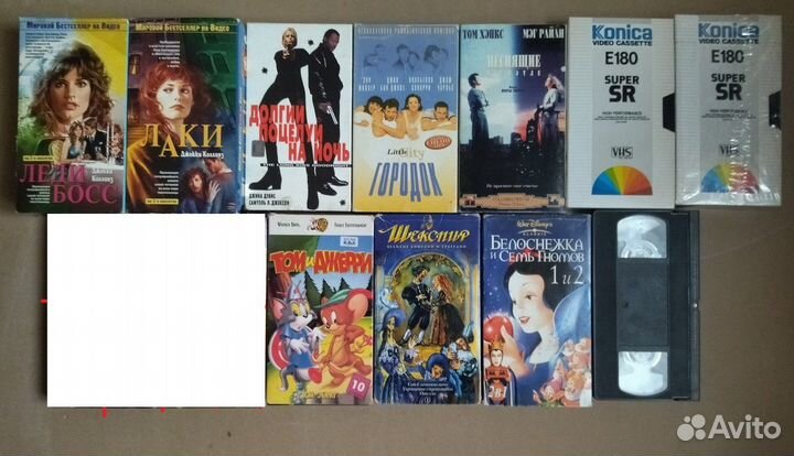 VHS видеокассеты 13 шт. отл. сост