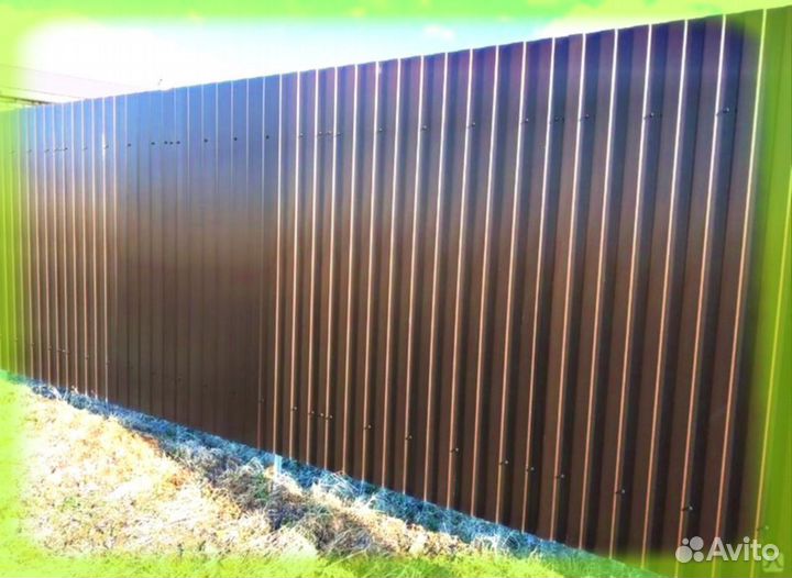 Забор из профнастила