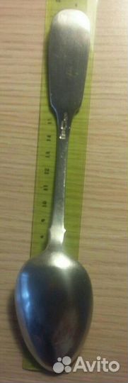 Ложка 1864г серебро 84 антиквариат