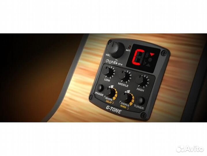 Cherub GT-6 Гитарный эквалайзер цифровой с тюнеро
