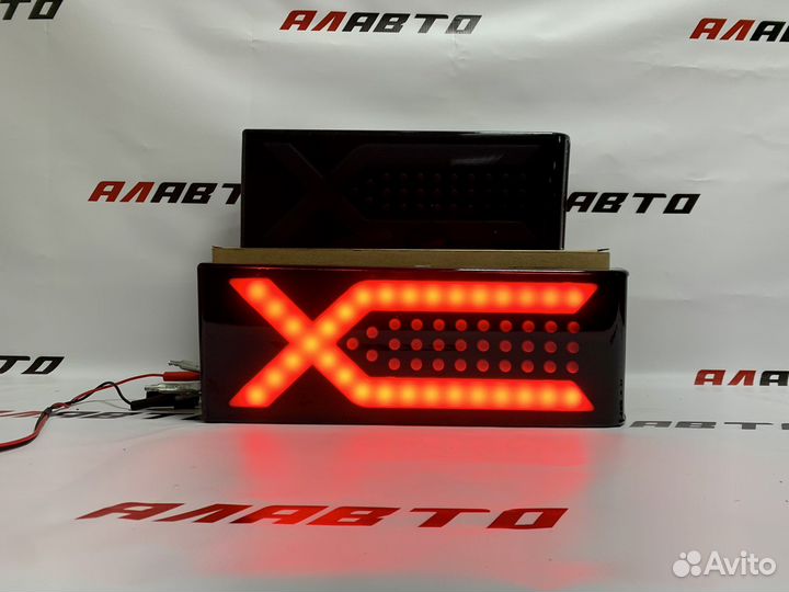 Задние фонари Ваз 2109-14 (X-диод) тёмные