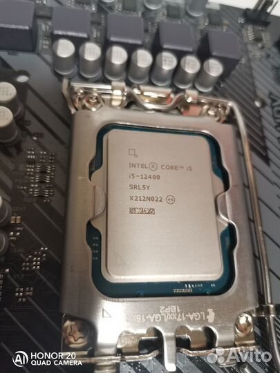 Комплект Intel core i5-12400 +16gb DDR4
