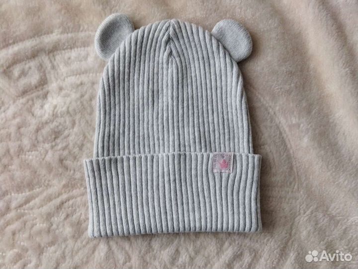 Шапка для девочки весна-осень 44-48